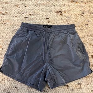 Grey Abercrombie Relaxed 5in Bathing Suite - Small - Retro Look